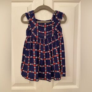 Tommy Hilfiger Kids Navy Top with Red and White Circles